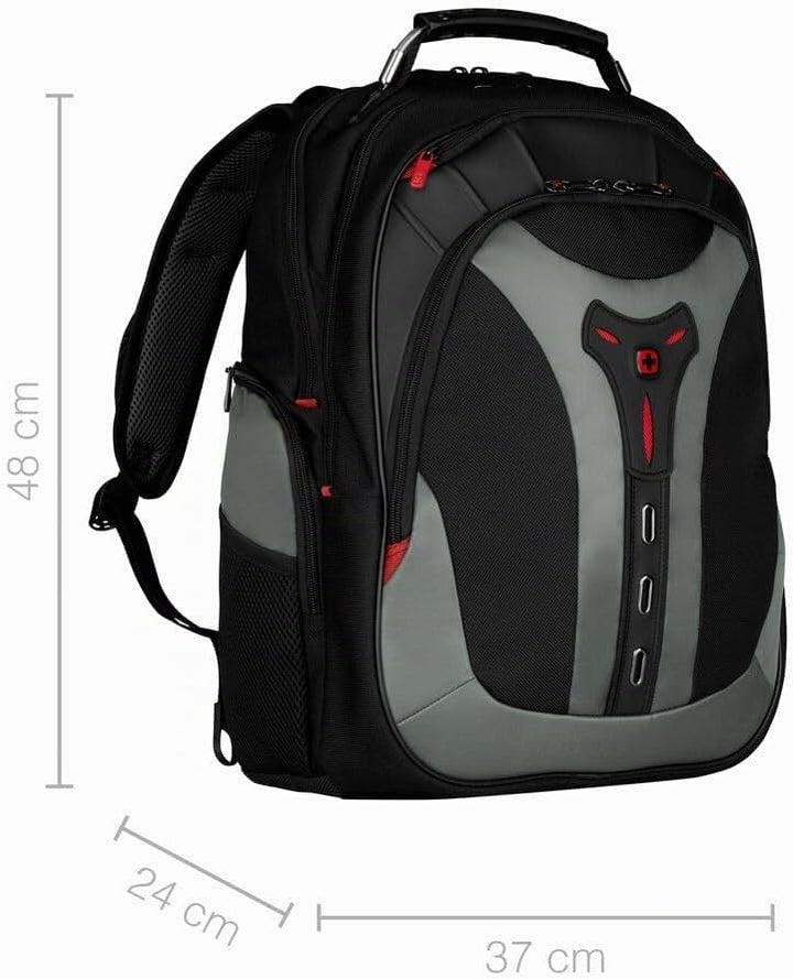 WENGER Pegasus Laptop-Rucksack mit Tabletfach, Notebook bis 17 Zoll, Tablet bis 12 Zoll, Organizer,