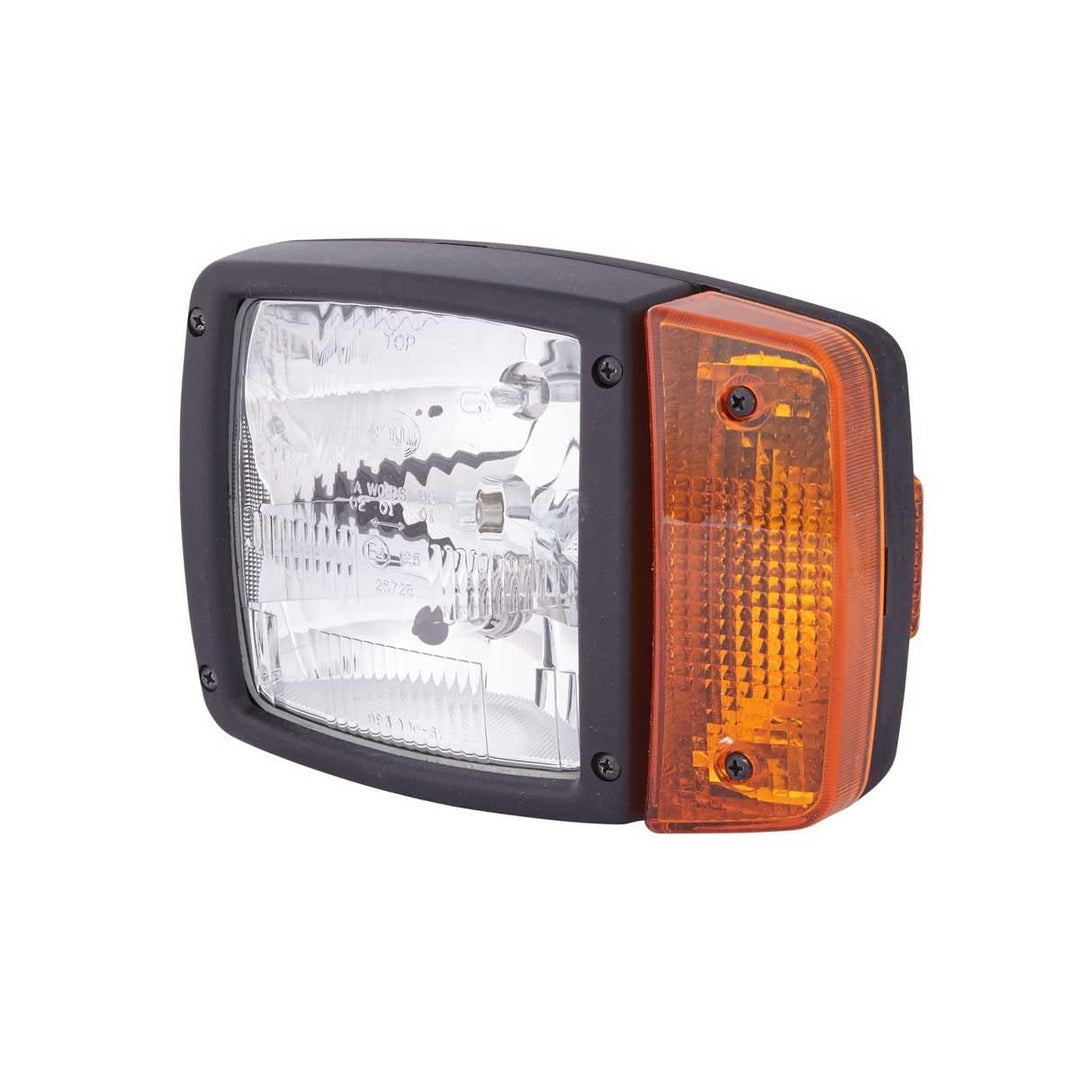 HELLA - Hauptscheinwerfer - 12V - Anbau - Lichtscheibenfarbe: gelb - Stecker: AMP - links - 1SA 996