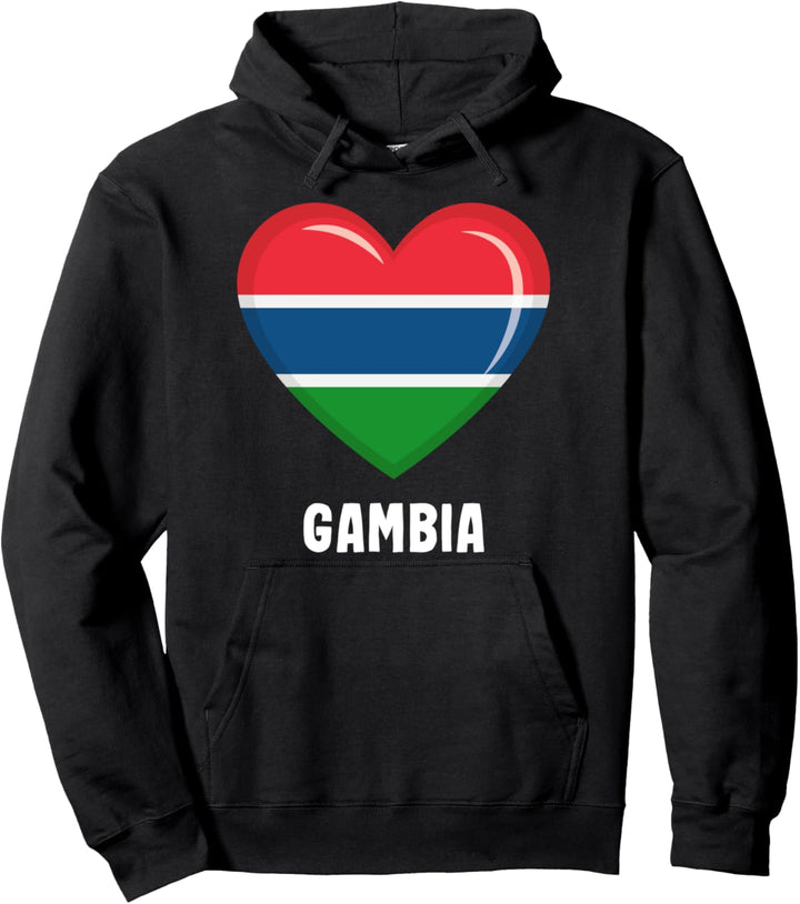 Gambia Flagge Hoodie | Gambisch Pullover Hoodie
