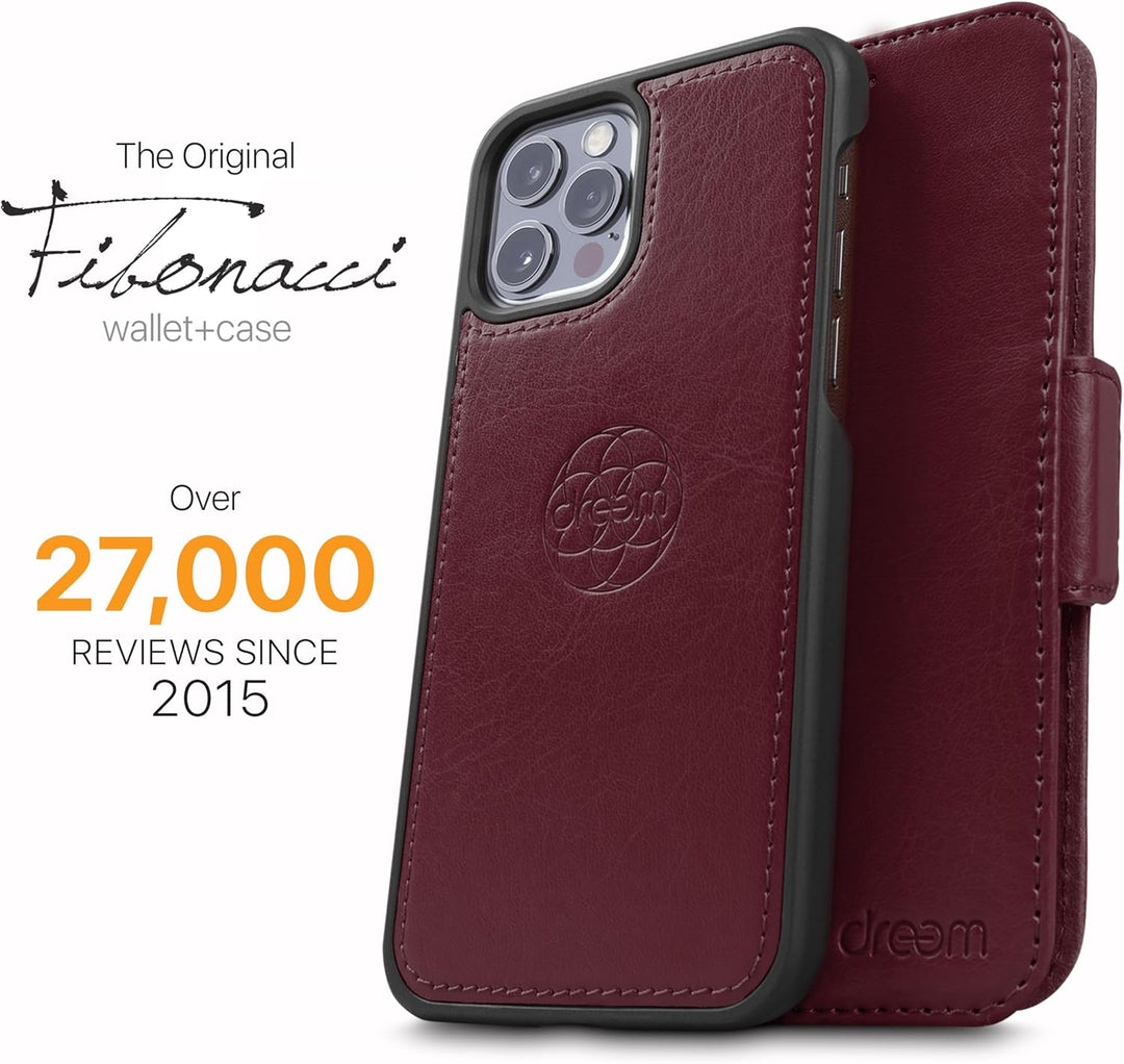Dreem Fibonacci 2in1 Handyhülle Flipcase für iPhone 12 & 12 Pro | Magnetisches iPhone Case | TPU Etu