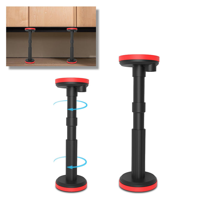 Teleskopstützen Höhenverstellbar 18-45cm - 2 Stück Teleskop-Stützstange | Verstellbar Stützsystem Te