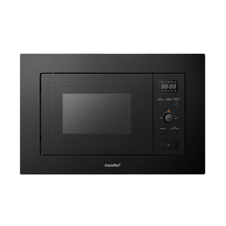 COMFEE' Digitaler Einbau-Mikrowelle, 20 Liter, 800 W, Grill, 5 Leistungsstufen, 8 automatische Menüs