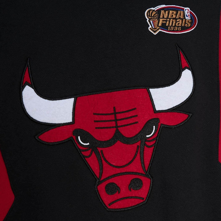 Mitchell & Ness NBA Color Blocked Hoodie 2.0 S Chicago Bulls, S Chicago Bulls