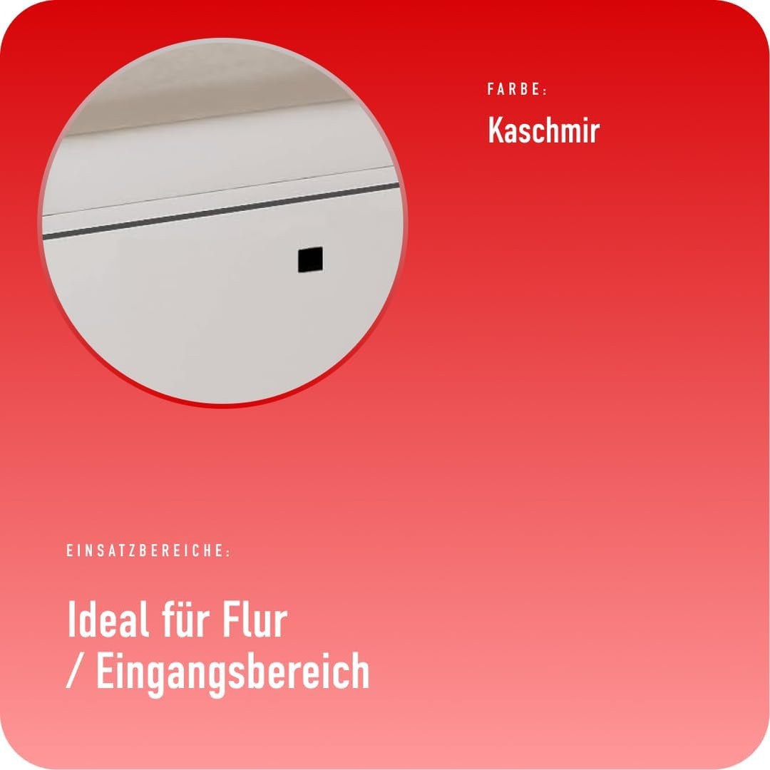 Schuhschrank 55x64x28 cm mit öffnenden Sitz - Praktische Schuhkipper mit Klappe für Optimale Schuhau