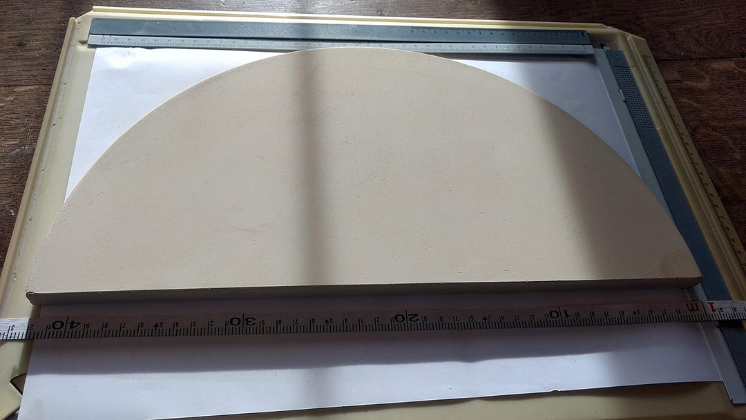 YNNI Kamamo TQHMPS42 Hitzeschutz, für Pizzasteine, extra dick, 42 cm, 2 Stück