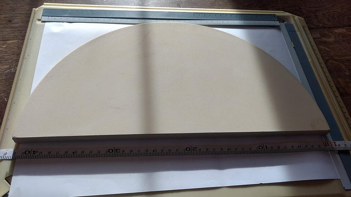 YNNI Kamamo TQHMPS42 Hitzeschutz, für Pizzasteine, extra dick, 42 cm, 2 Stück