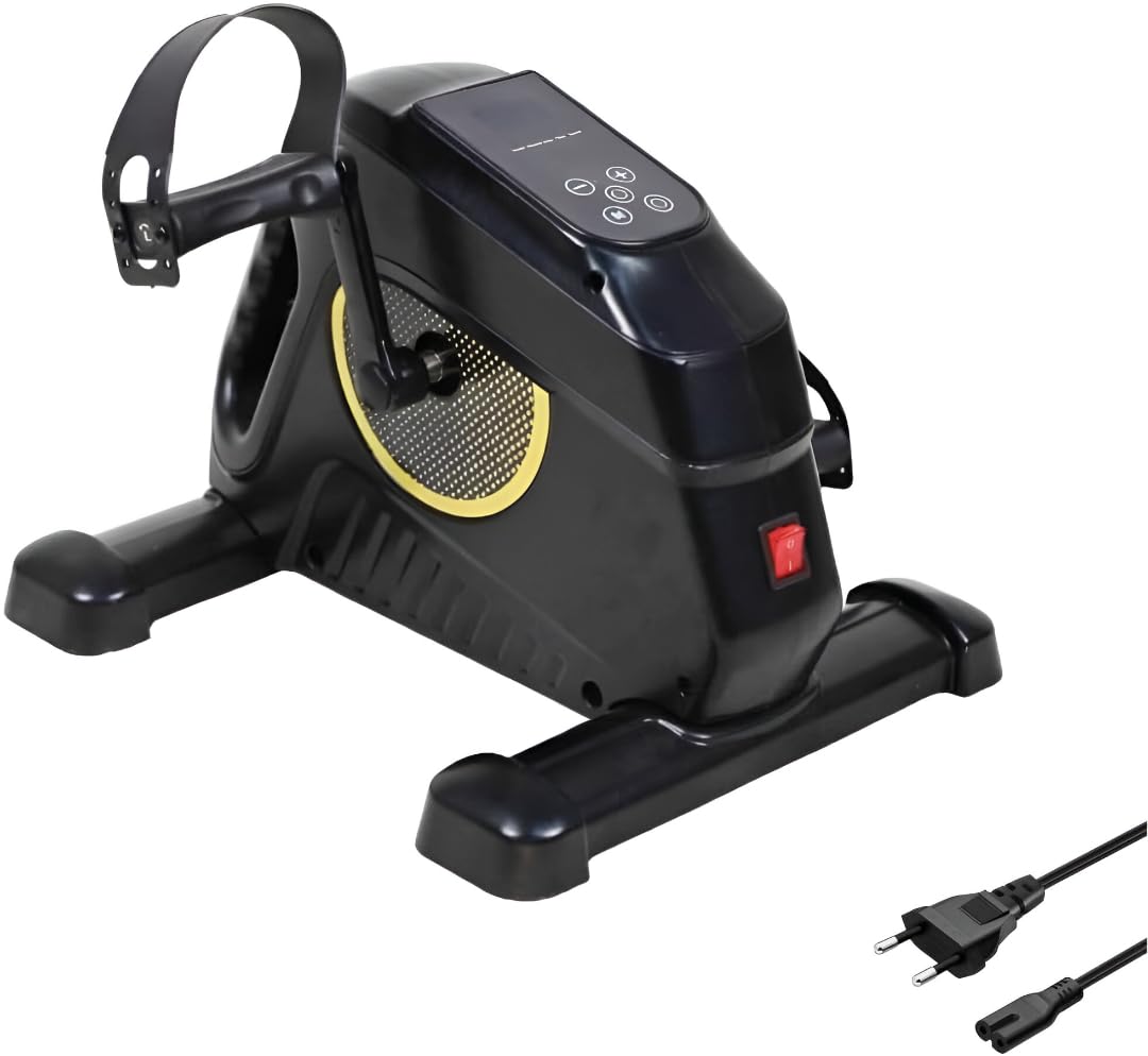 Statische Pedale für ältere Menschen, elektrisches Heimtrainingsgerät mit Digitalanzeige, elektrisch