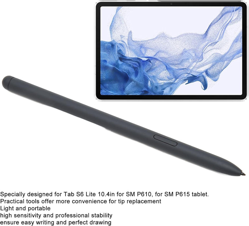 Dpofirs Für Tab S6 Lite Stylus, Ersatz-Touch-Stylus Für Samsung Galaxy, Stylus Pen mit 5 Stylus-Spit