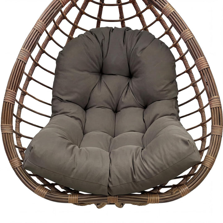 Hängesessel Kissen Ersatzkissen Outdoor: Thick Soft Polyester Sitzkissen 80x120 cm Egg Swing Cushion