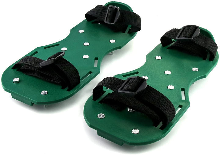 Itian Rasen-Belüfter-Schuhe Hochleistungs-Spiked Sandalen-Metallwölbungen und 3 Riemen für Belüften