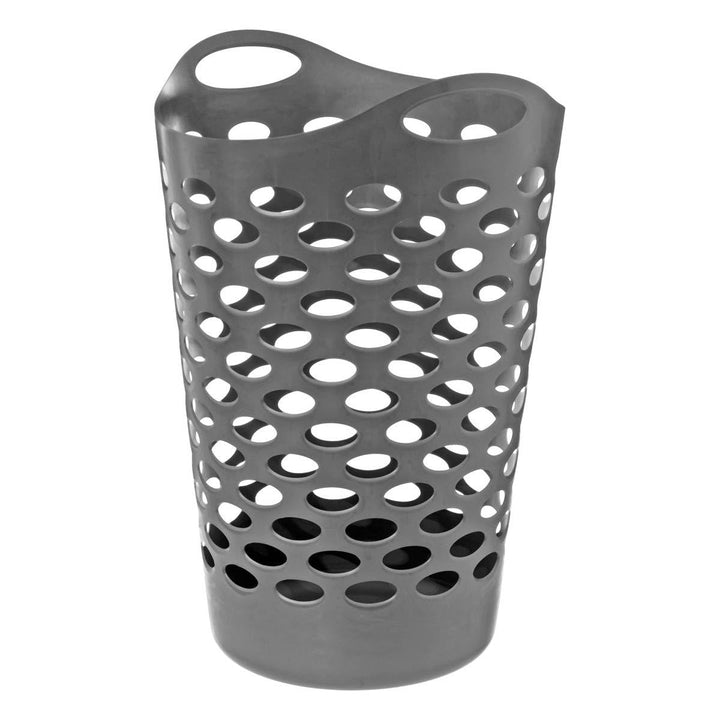 JJA JJ117075 Wäschekorb, Grau, 60 l