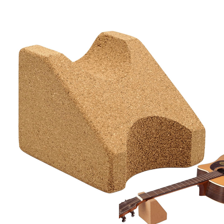 Gitarrenhalsstütze, Gitarren Halsstütze Stützkissen Halsstütze aus Kork Gitarre Reparatur Werkzeug P