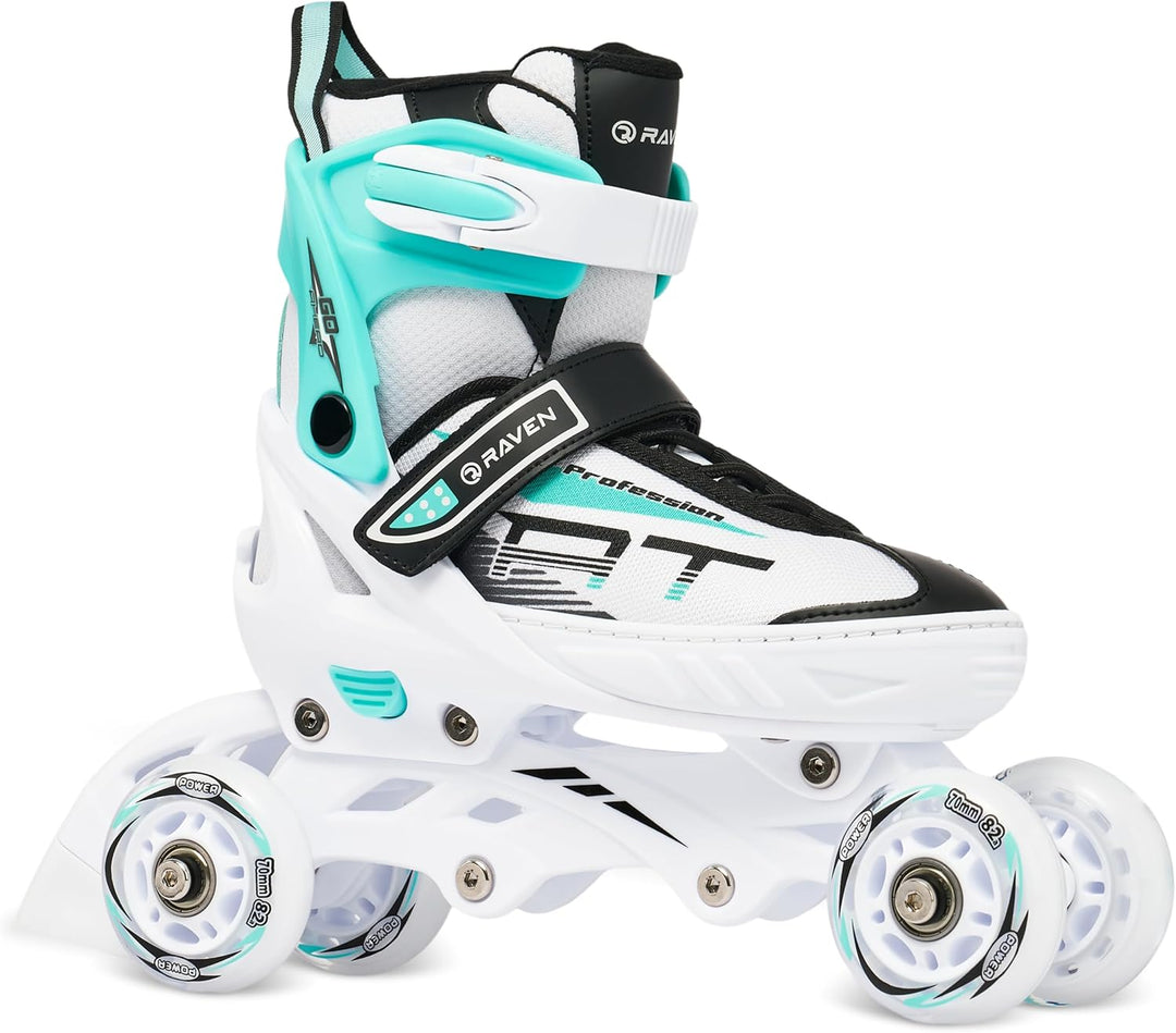 RAVEN Profession 4in1 Inlineskates Triskates Rollschuhe Schlittschuhe Inliner für Kinder und Erwachs