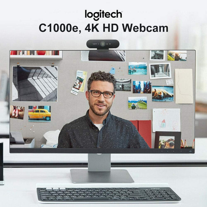 Logitech Brio Webcam (90 fps, USB 3.0, 4096 x 2160, Autofokus, 5-fach digitaler Zoom, Microp)