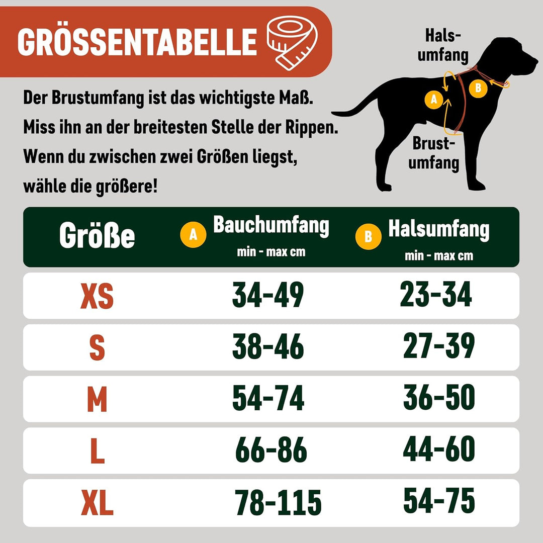 Nomadog Trailblazer Anti Zug Hundegeschirr Mittelgrosse Hunde mit Griff - Gepolstert, Verstellbar fü
