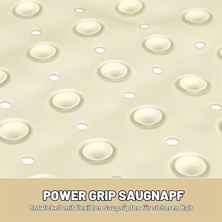 Duschmatte rutschfest Eckduschmatte 70 * 70cm, Duscheinlage Dreieckig mit Saugnäpfe für Eckdusche, D