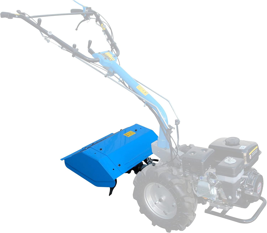 Güde 95189 GKM 900 2 IN 1 Kehrmaschine zu 95180, Blau, 95 x 100 x 36 cm & 95183 GGF 620 Gartenfräse