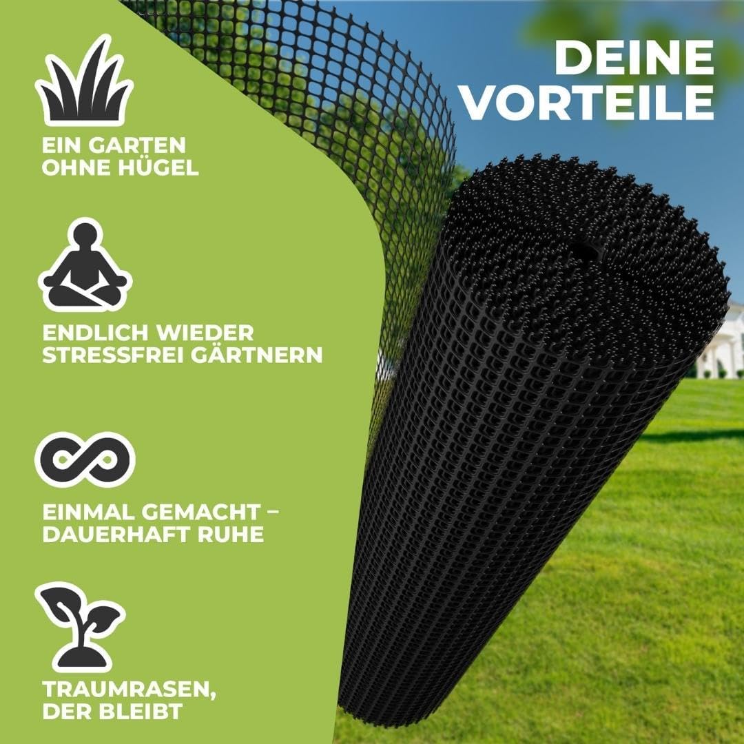 Florade® Premium Maulwurfgitter | 270g/m² | Effektiver Schutz für den Garten | Robust, langlebig, le