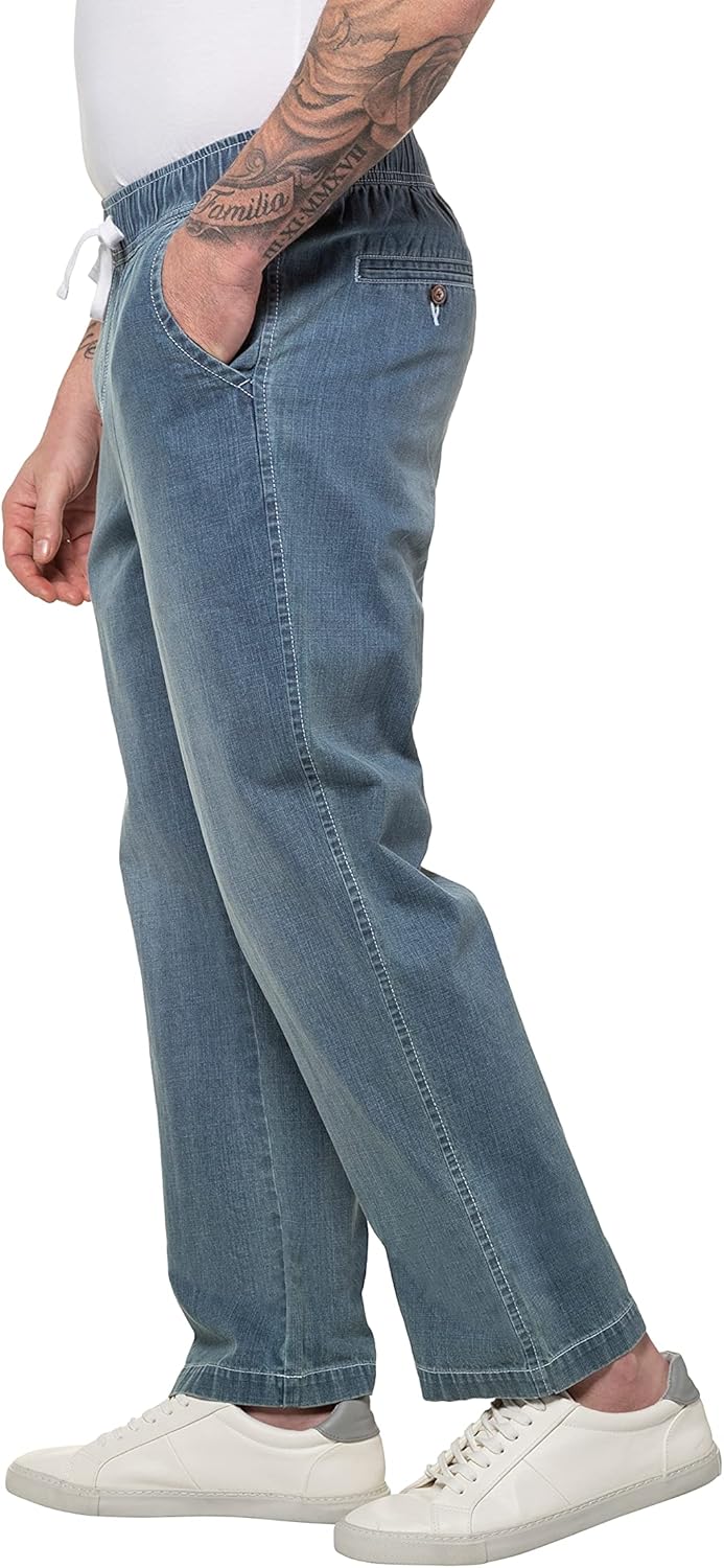 JP 1880 Herren grosse Grössen Übergrössen Menswear L-8XL Hose, Jeanslook, 4-Pocket, Relaxed Fit 7268