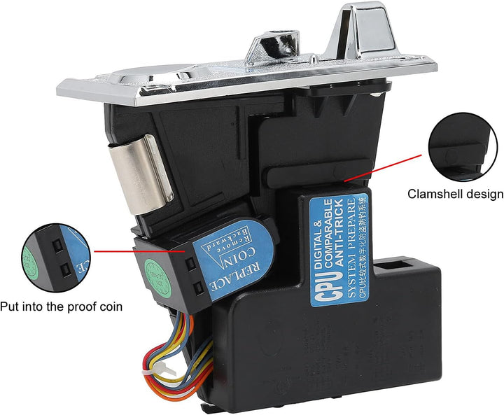 CPU Coin Selector, Münzprüfer, Münzen Selector Akzeptor Validator, Multi Coin Acceptor, Kompatibel m