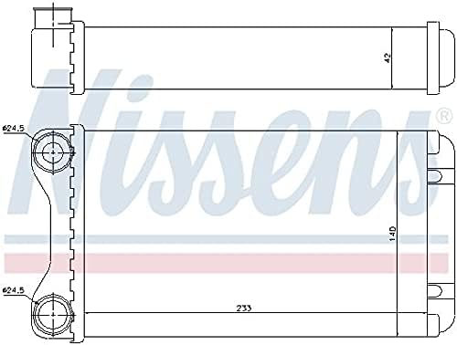 Nissens 70226 Heizungskühler