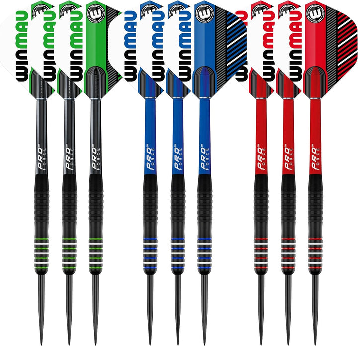 WINMAU Rookie Brass Darts-Set mit Flights, Schäften (Stiele) und exklusivem Dart-Broschüre – erhältl