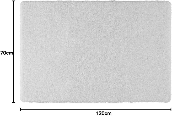 Rhomtuft Badteppich Square - weiss 1 - 70 x 120 cm 70x120 cm, 70x120 cm