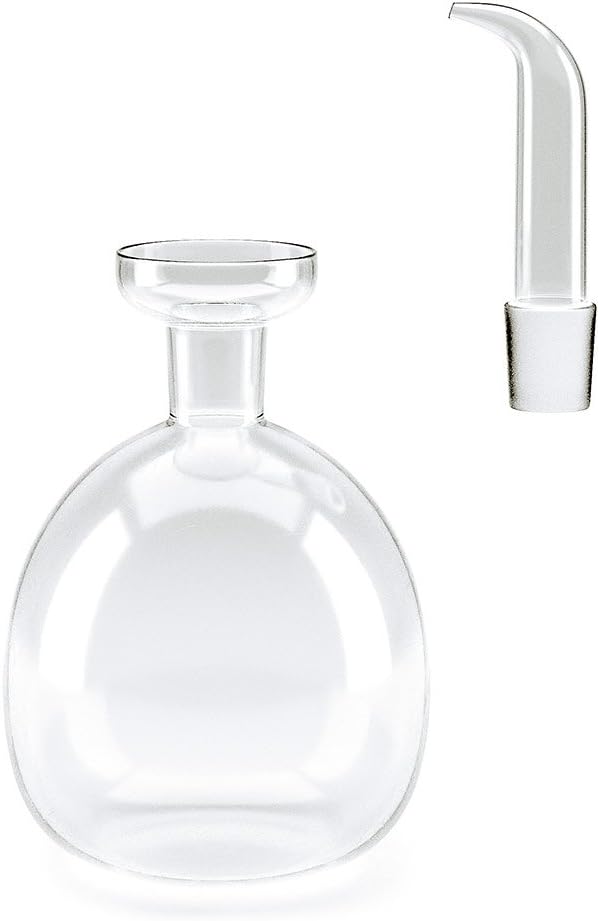 balvi - Basics Ölspender aus durchsichtigem Glas und einem Fassungsvermögen von 500 ml. Mit Tropfsch