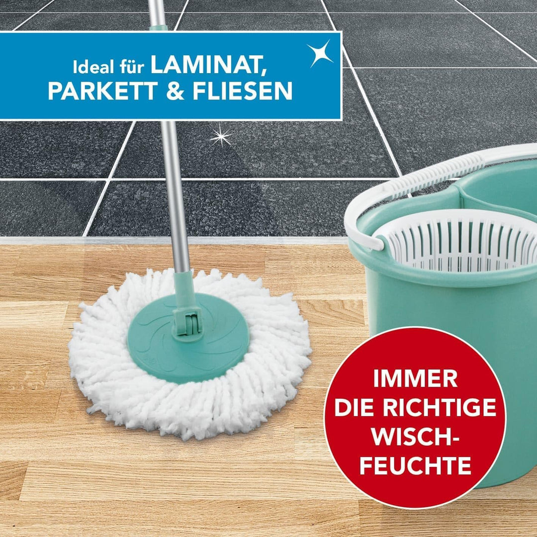 CLEANmaxx Power-Wischmopp mit Zwei-Kammer-Filtersystem | Designed in Deutschland - Schmutzwasser wir
