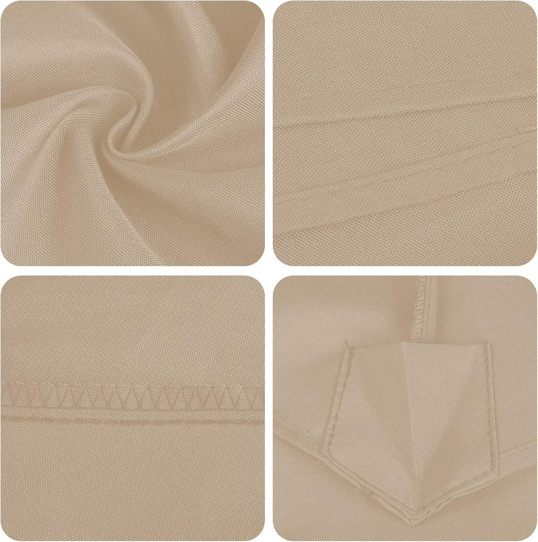 Sonnenschirm Ersatz 2.7m/3m,Sonnenschirm Stoffbezug 6 oder 8 Rippen,Baldachin Abdeckung Outdoor Mark
