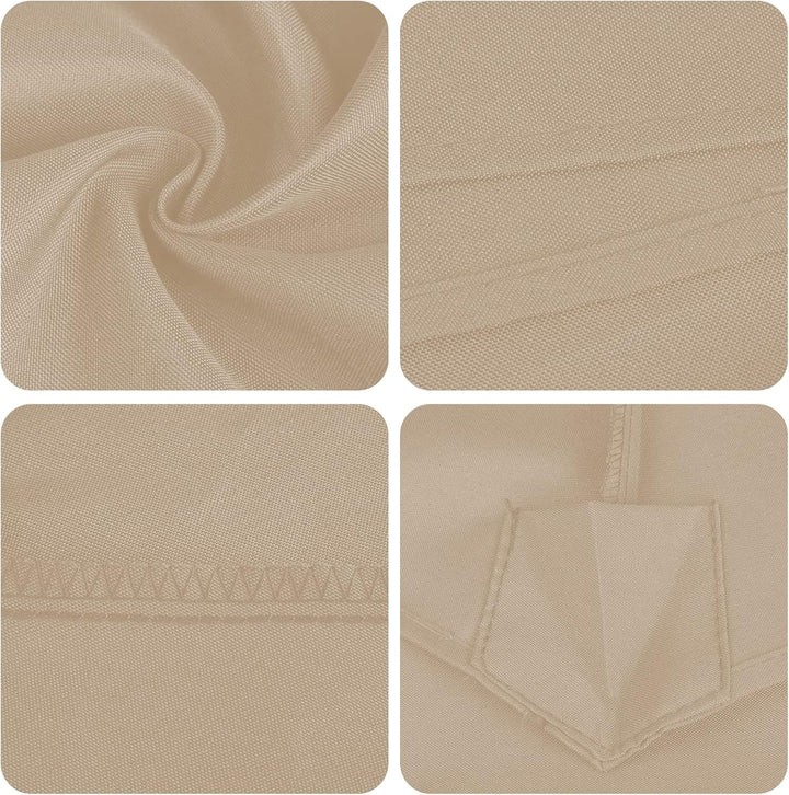 Sonnenschirm Ersatz 2.7m/3m,Sonnenschirm Stoffbezug 6 oder 8 Rippen,Baldachin Abdeckung Outdoor Mark