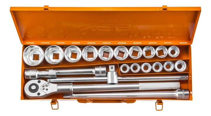 NEO TOOLS Steckschlüssel 3/4,`` 21-er Set