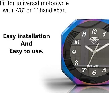 Motorrad wasserdichte Uhr schwarz blau rot silber für Fahrrad/Motorrad/SUV verschiedene Modelle, pas