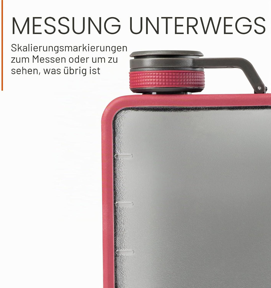 GSI Outdoors Boulder Flask Thermosflasche, Unisex, für Erwachsene 16 Fluid Ounces Haute, Rot, 16 Flu