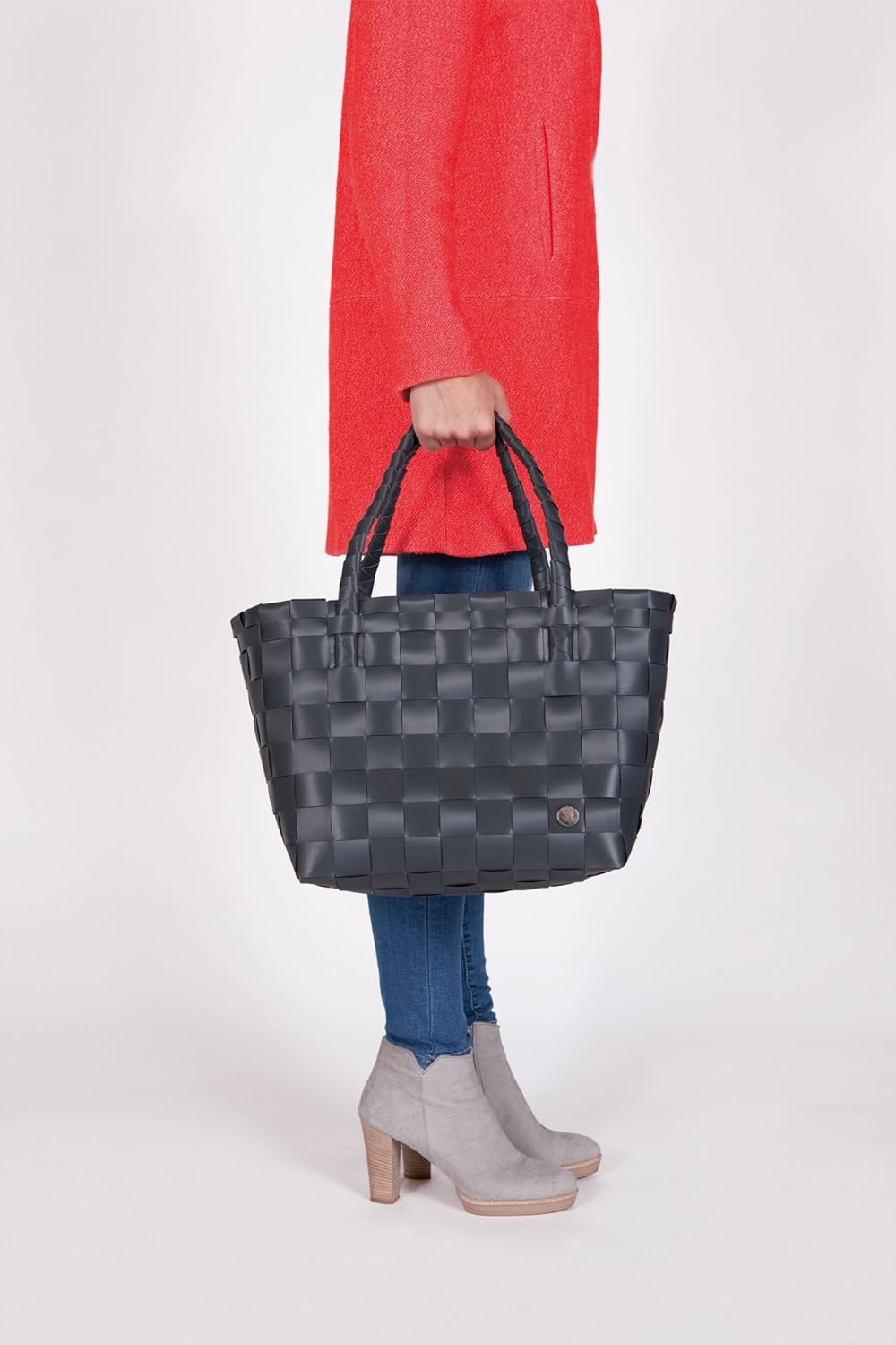 Handed By Handgewebt Paris shopper Tasche Grau