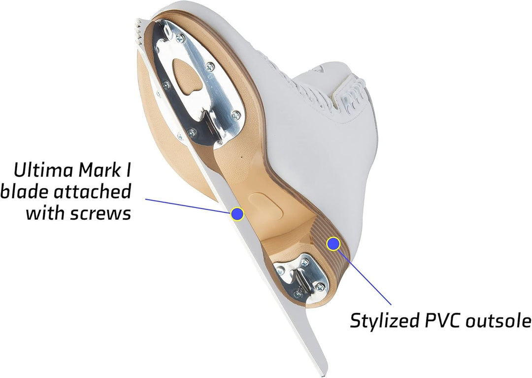 Jackson Ultima Classic 200 Light Support Damen-Schlittschuhe (Stil-Nr. JC200) Girls US 1, UK 12, EU