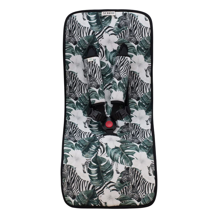 JYOKO KIDS Sitzauflage Universal für Kinderwagen + Gurtpolster Hergestellt aus Baumwollstoff + Schau