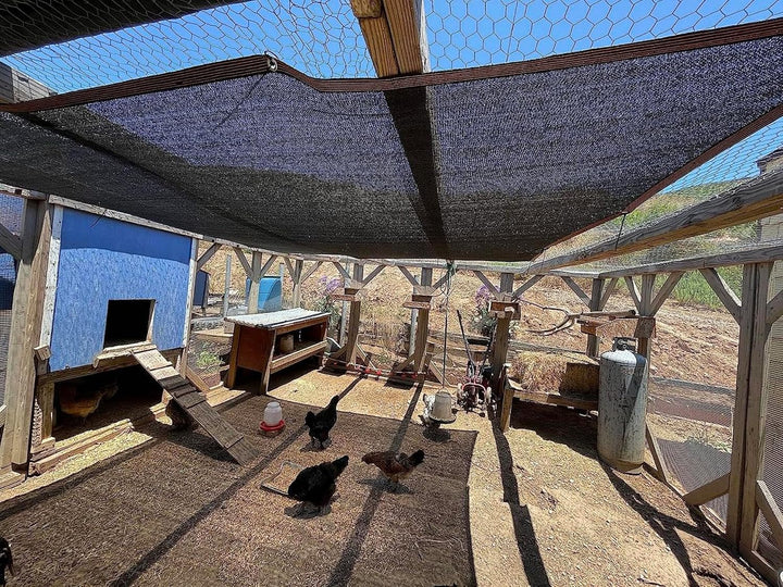 Schattierungsnetz,Schattiernetz mit ösen, 70%-90% Shading Rate UV-Beständiges für Pflanzenschutz Gew