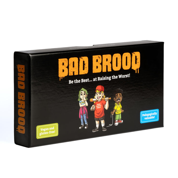 KAMPFHUMMEL Bad Brood – Raise Your Child as Bad as Possible, Sarcastic Card Game for People with Dar