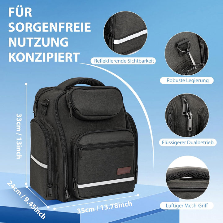 Pilotentasche, Flugtasche für Aviation Headset mit Polsterung, Passend für Headset, iPad & Flugzubeh