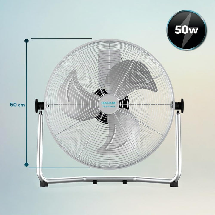Cecotec Industrie-Ventilator EnergySilence 4100 Pro, 100 W, 3 Metallklingen 18" Durchmesser, Kupferm
