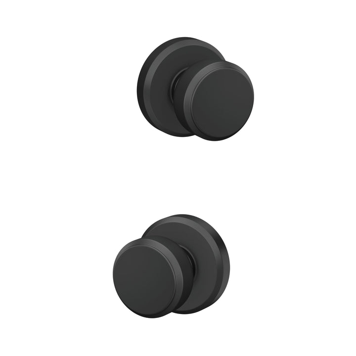 SCHLAGE F10 BWE 622 GSN Bowery Türknauf mit Greyson Zierleiste, Flur- und Schrankdurchgangsschloss,