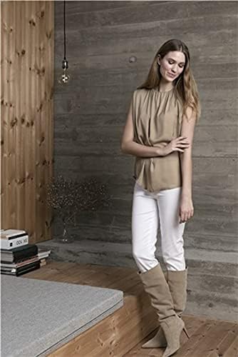 Robell Style BELLA09-7/8 Stoffhose Damen high Waist - Damenhose Power Stretch - Bengaline Stoff Hose