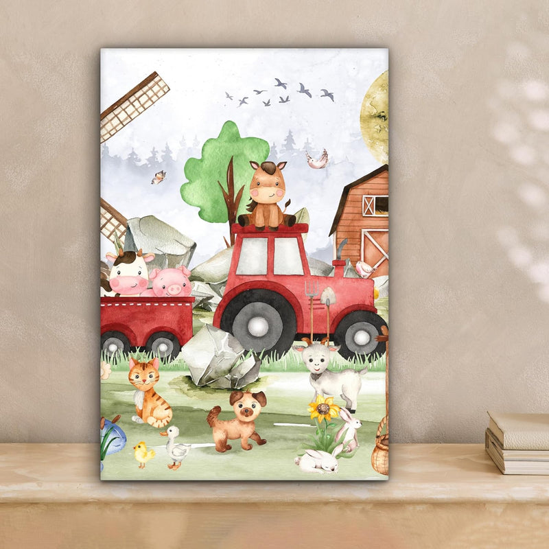 MuchoWow© Leinwand Klein 20x30 cm Mini Deko Schlafzimmer Aesthetic Leinwandbilder Wohnzimmer Gemälde