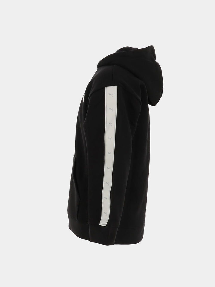 PUMA Mädchen ESS Tape Relaxed Hoodie FL G Sweatshirt (1er Pack) 152 Puma Schwarz, 152 Puma Schwarz