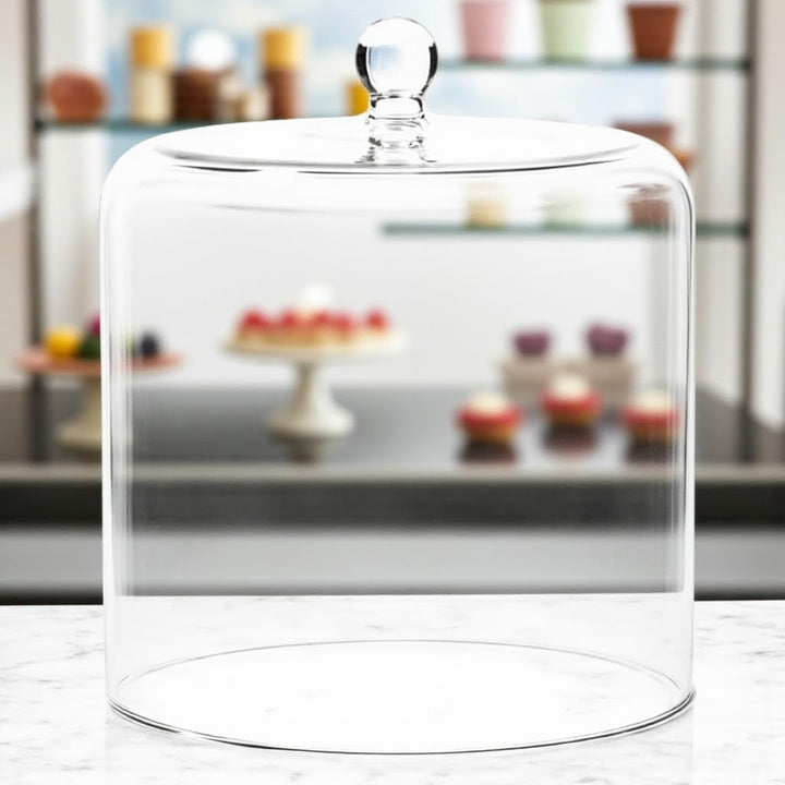 MAAJ edle GLASGLOCKE LUXUS FÜR GIROLLE-KÄSEHOBEL TETE DE MOINE ROSAN SCHOKOLADE KÄSE WURST GEBÄCK PR