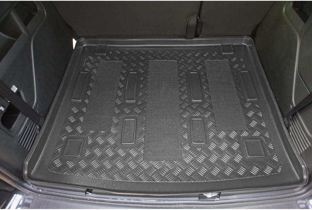 MTM Kofferraumwanne kompatibel mit FIAT Doblo II 2010-2022, Kofferraummatten Passgenaue mit Antiruts