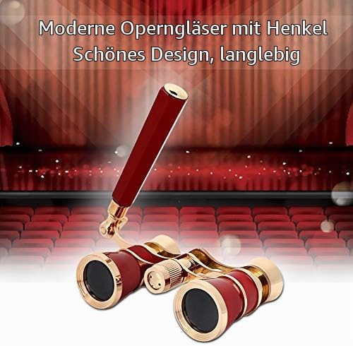 Opernglas Fernglas, 3 X 25 Tragbares Theater Opern Fernglas mit Griff für Erwachsene/Frauen/Mädchen