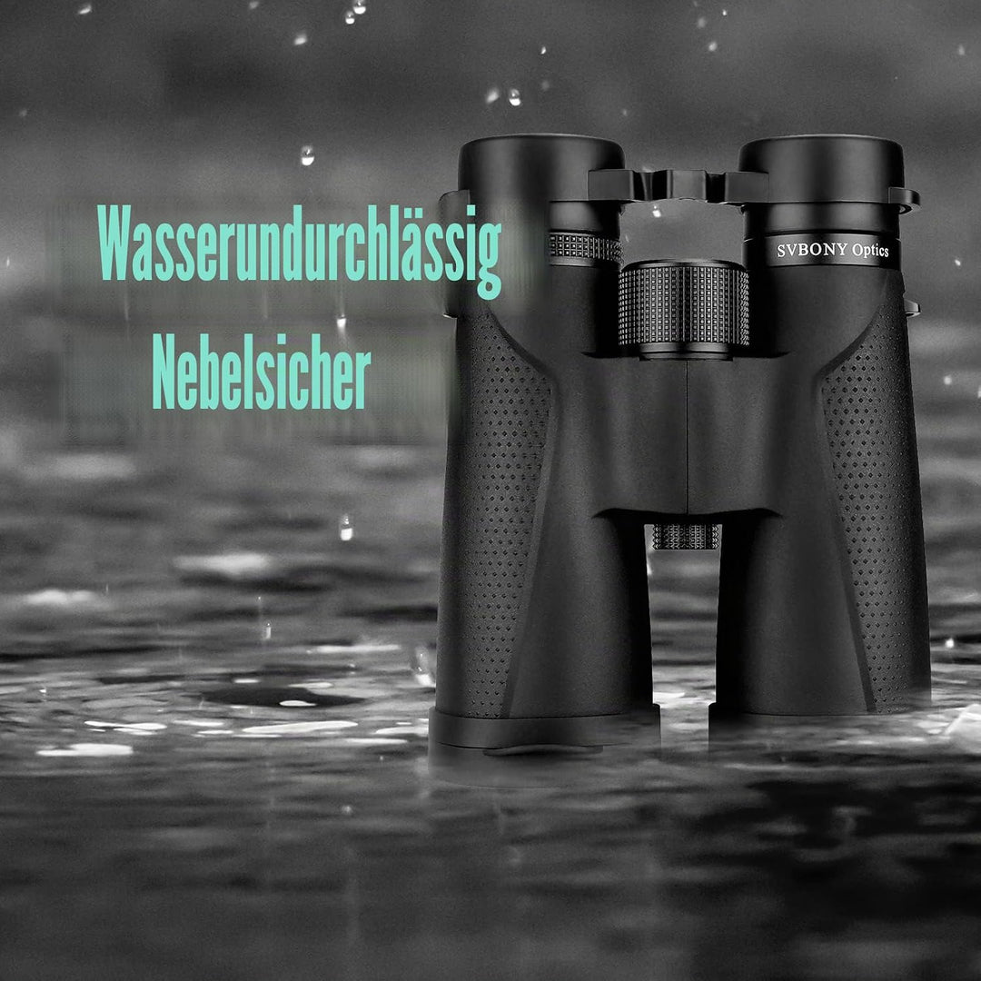 Svbony SV202 ED Fernglas 10x50, BAK4 Prisma Wasserdicht Fernglas Fernrohr Professionelles für Vogelb