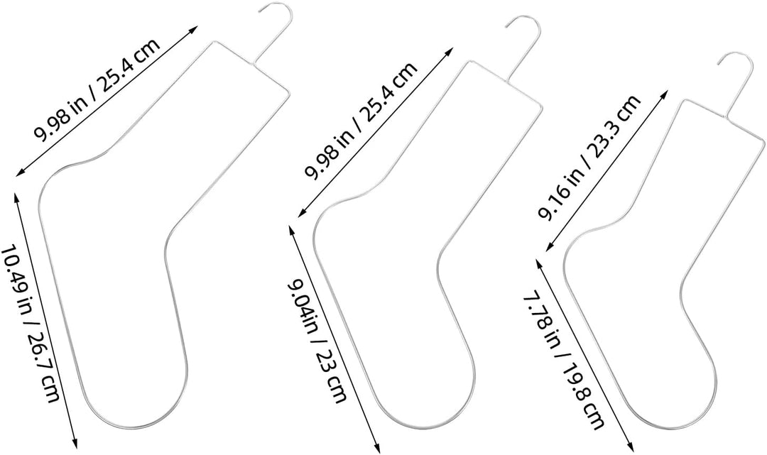 Angoily 6 Stück Metall Sockenspanner Für Strick- Und Häkelstrümpfe Formstabiler Sockentrockner Und D
